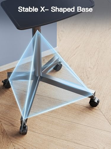 Eco-Friendly PERLESMITH Rolling TV Stand on Wheels for 23-65 for Daily Use