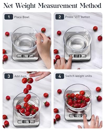 Eco-Friendly Food Scale, 11lb Digital Kitchen Scale with for Daily Use
