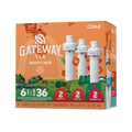 Natural Fruit Flavored Gateway Tea 6-Pack Variety Pack HM0F - Zero-Calorie Multi-Flavor Sip Pods for Water Bottle - Default Title