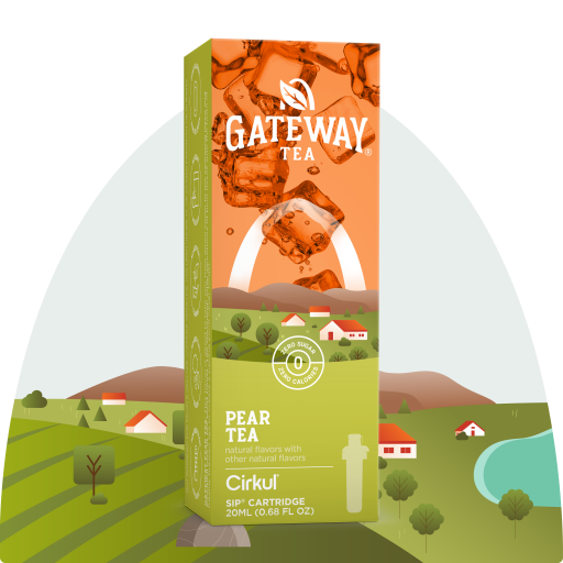 Vitamin-Infused Gateway Pear Tea KXH2 - Sugar-Free Fruit Flavor Cartridge Refill - Default Title