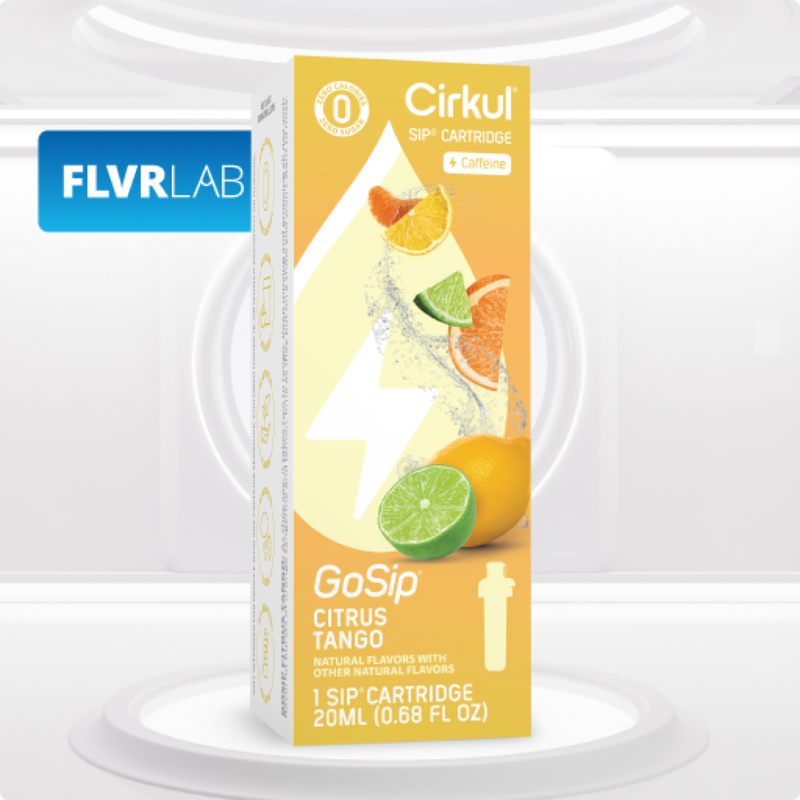Natural Fruit Flavored GoSip Citrus Tango NOZA - Sugar-Free Fruit Flavor Cartridge Refill - Default Title
