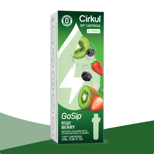 Refreshing Electrolyte GoSip Kiwi Berry FTUR - Electrolyte Hydration Enhanced Taste Cartridges - Default Title