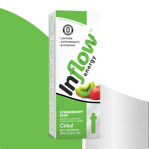 Natural Fruit Flavored Inflow Energy Strawberry Kiwi H4WK - Electrolyte Hydration Enhanced Taste Cartridges - Default Title