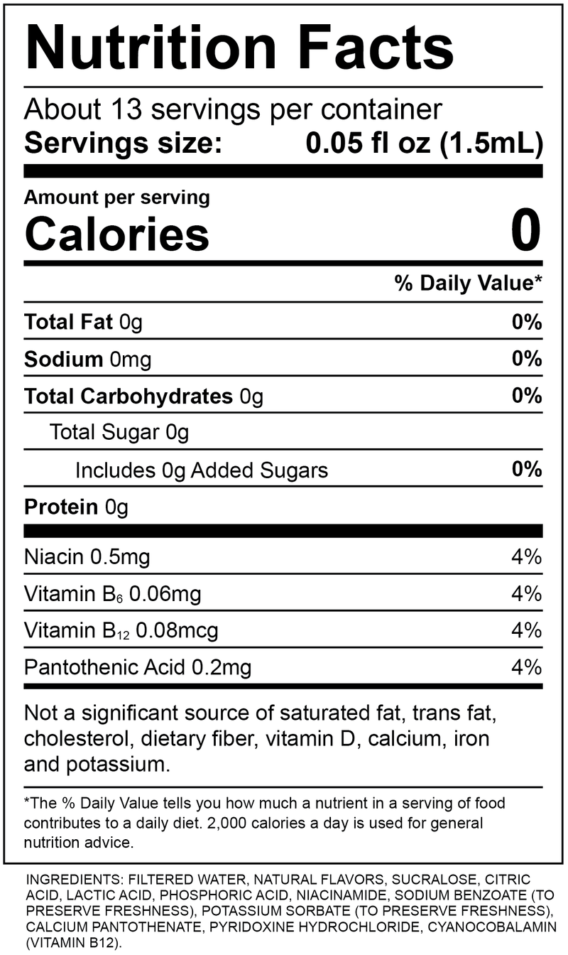 Vitamin-Infused LifeSip Pear Lemon Twist L82Z - Sugar-Free Fruit Flavor Cartridge Refill Detail