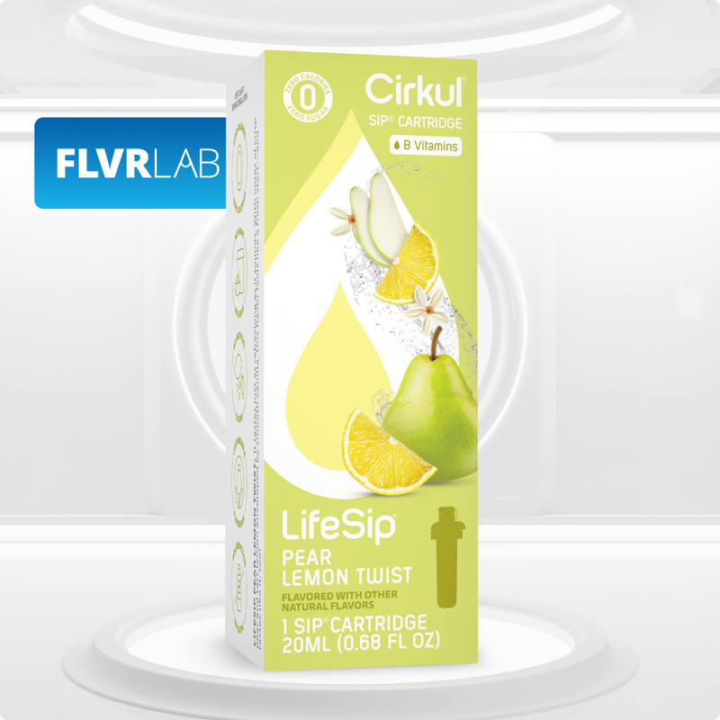Vitamin-Infused LifeSip Pear Lemon Twist L82Z - Sugar-Free Fruit Flavor Cartridge Refill - Default Title