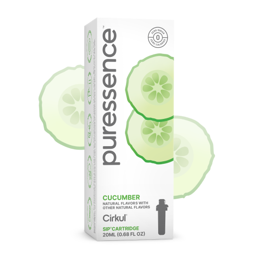 Natural Fruit Flavored Puressence Cucumber (Unsweetened) 5WHH - Vitamin-Infused Natural Refreshing Flavor Core - Default Title