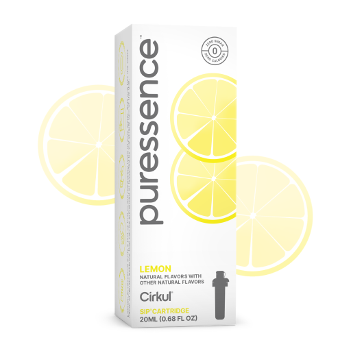 Refreshing Electrolyte Puressence Lemon (Unsweetened) TUY8 - Electrolyte Hydration Enhanced Taste Cartridges - Default Title