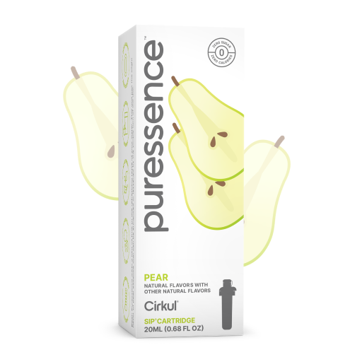Zero-Calorie Puressence Pear (Unsweetened) QE9E - Electrolyte Hydration Enhanced Taste Cartridges - Default Title