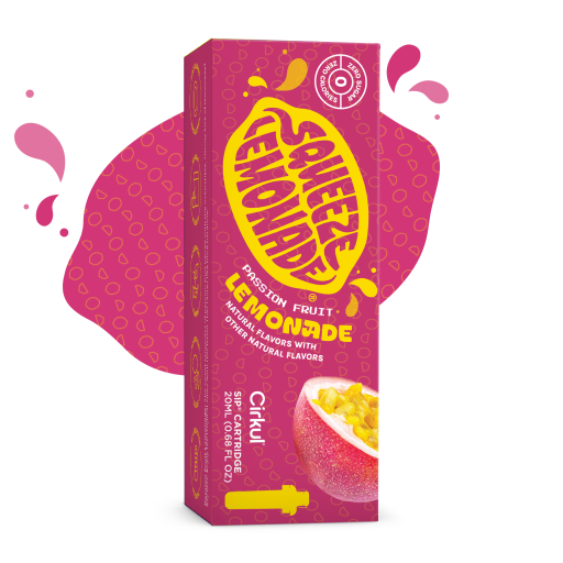 Refreshing Electrolyte Squeeze Passion Fruit Lemonade 2Z80 - Sugar-Free Fruit Flavor Cartridge Refill - Default Title
